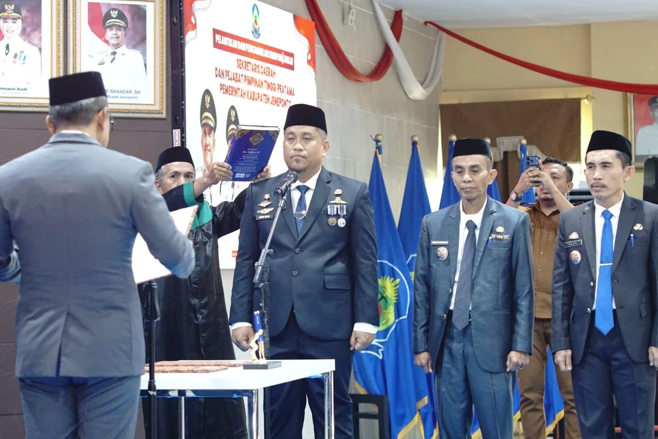 Pesan Paris Yasir untuk Aspa Muji Usai Dilantik Jadi Sekda Jeneponto
