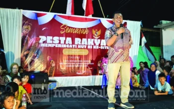 Camat Manggala Pamit Purna Bakti di Pesta Rakyat HUT RI RW 04 Bitowa