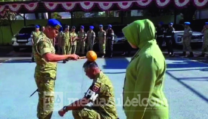 Denpom XIV/4 Makassar Sambut Personel Baru, Perkuat Soliditas dan Jiwa Korsa