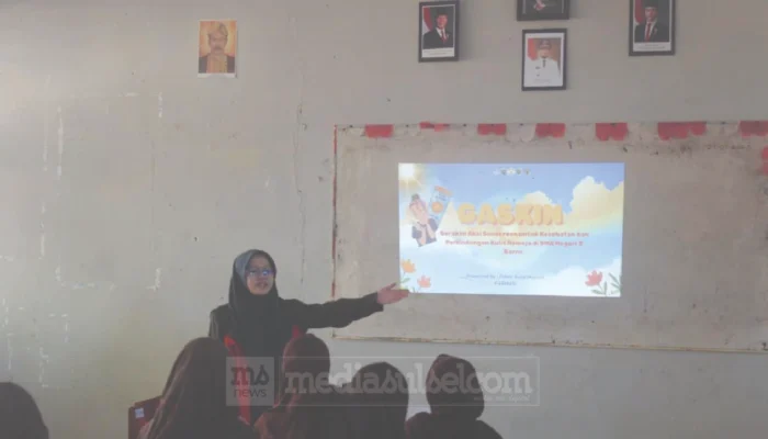 Mahasiswa KKN-PK Unhas Edukasi Pentingnya Sunscreen kepada Siswa SMAN 3 Barru Lewat Program GASKIN