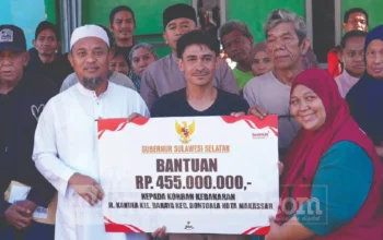 Gubernur Bantu korban kebakaran kandea