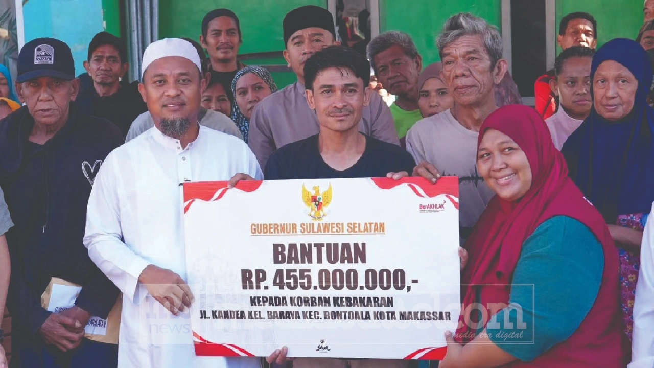 Gubernur Bantu korban kebakaran kandea