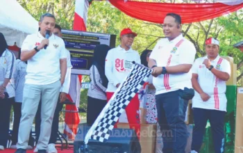 Jalan Sehat HUT RI ke-81 di Jeneponto, Paris Yasir Ajak Warga Perkuat Kebersamaan