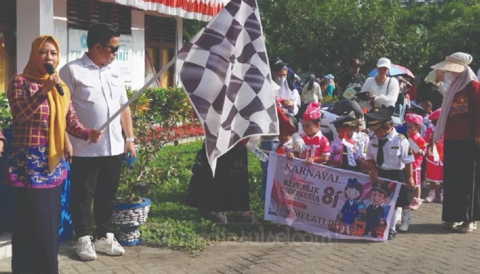 Bunda PAUD Sidrap Hadiri Dua Karnaval HUT RI ke-81, Angkat Budaya Lokal dan Kreativitas Anak
