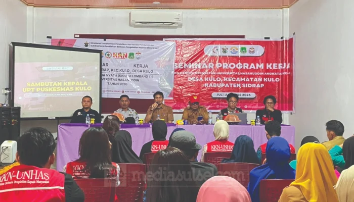 KKN-PK Unhas Tinggalkan Program Kesehatan, Warga Kulo Didorong Lanjutkan Gerakan yang Sudah Dibangun