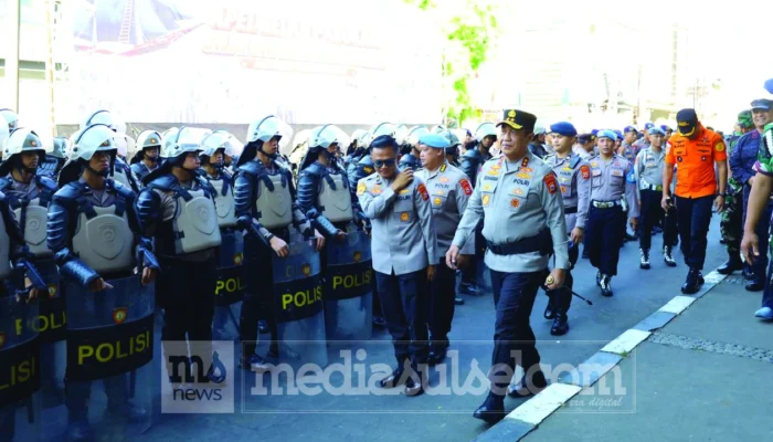 Kapolda Sulsel Pimpin Apel Silaturahmi Kamtibmas 2026, 1.425 Personel Gabungan Dikerahkan