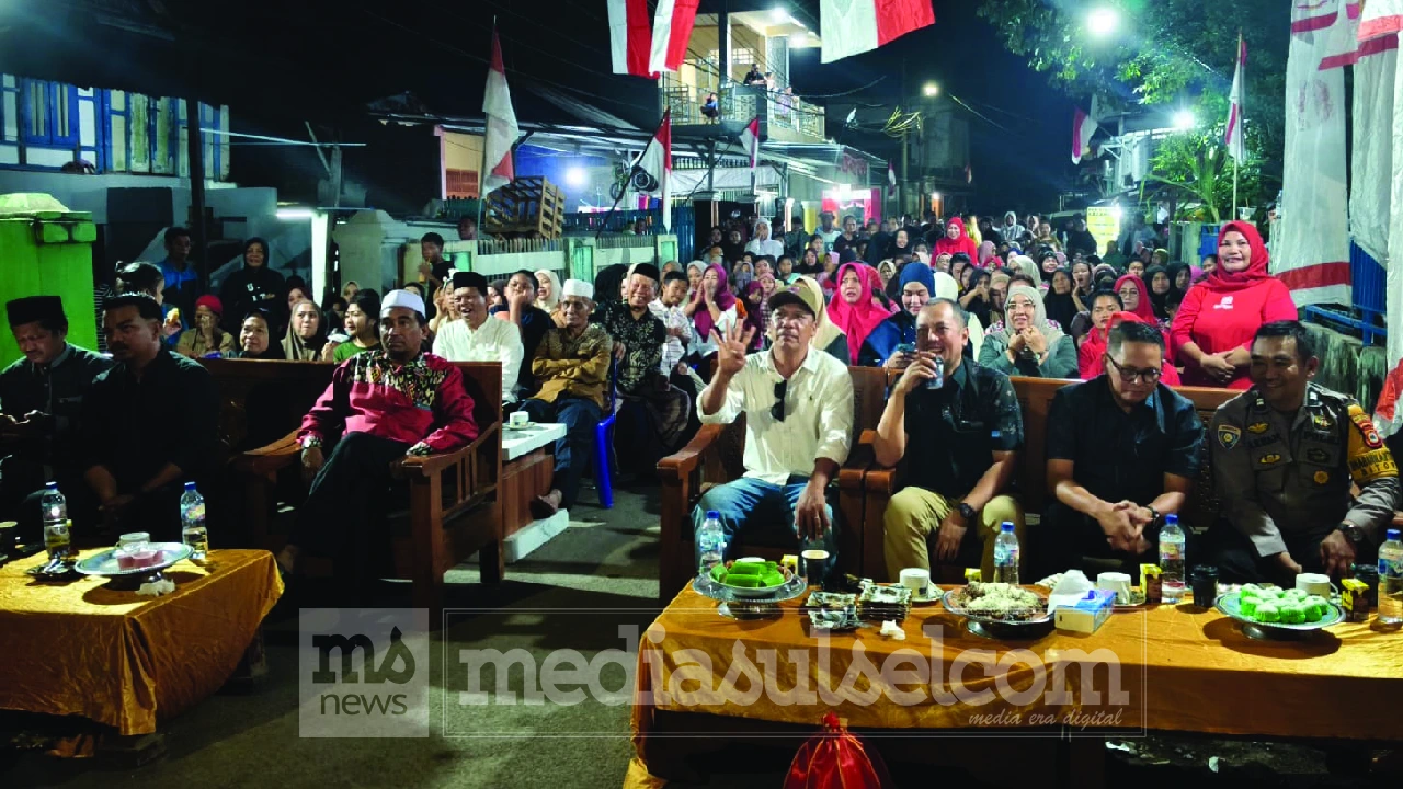 Camat Manggala Pamit Purna Bakti di Pesta Rakyat HUT RI RW 04 Bitowa 2 Ketua DPRD dan undangan lain