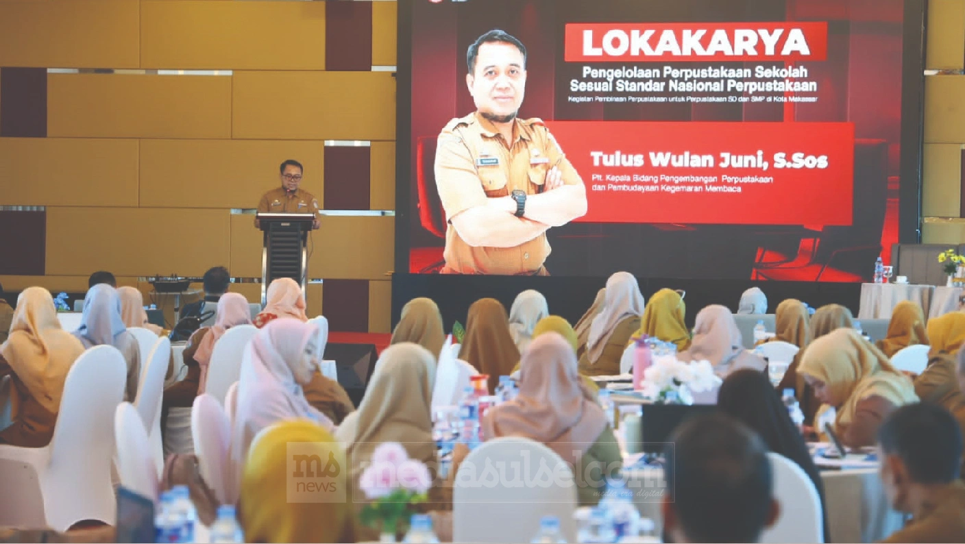 Baru 61 Perpustakaan Sekolah Makassar Terakreditasi, Dinas Perpustakaan Dorong Pembenahan 2 Lokakarya Pengelolaan Perpustakaan
