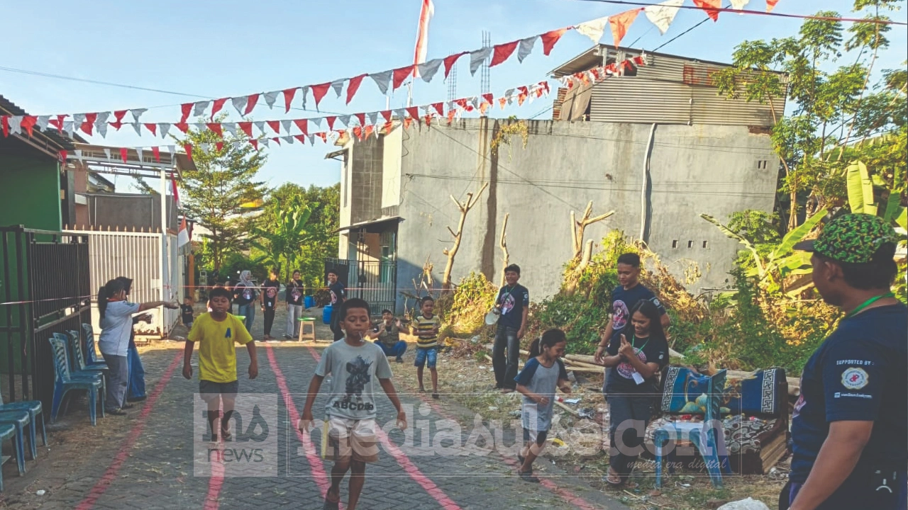HUT RI ke-81 Jadi Momentum GEMAS Bangkit, Hidupkan Kembali Kebersamaan Remaja ORW 01 Biring Romang 3 Lomba