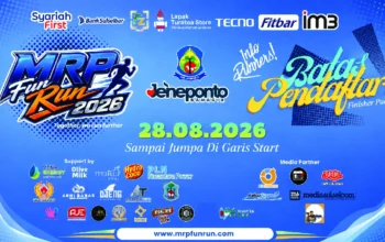 MRP Fun Run 2026 Sold Out, 1.300 Peserta Siap Ramaikan Jeneponto