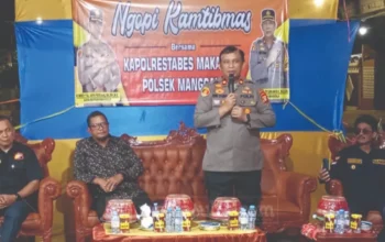 Warga Bangkala Diajak Jadi Garda Terdepan Jaga Kamtibmas, Polsek Manggala Soroti Geng Motor dan Miras