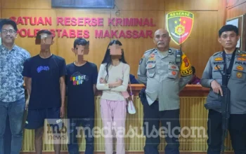 Dikira Disekap, Siswi 14 Tahun Ditemukan di Rumah Kekasih di Manggala 3 Pelaku dan korban dugaan penyekapan seorang anak perempuan di bawah umur