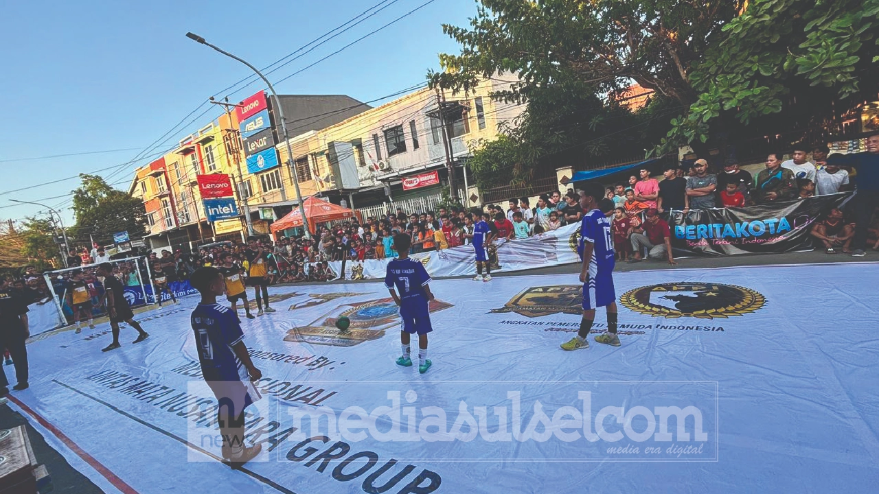 Pertandingan street socer