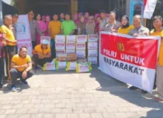 Polsek Manggala Sambangi Korban Kebakaran di Borong, Bawa Dukungan dan Kepedulian 9 Polsek Manggala Peduli