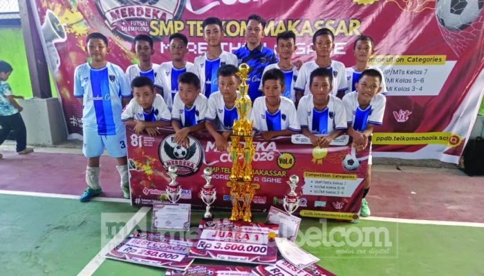 Ekstrakurikuler SMPN 2 Sungguminasa Menggeliat, Sabet Dua Gelar Juara Futsal