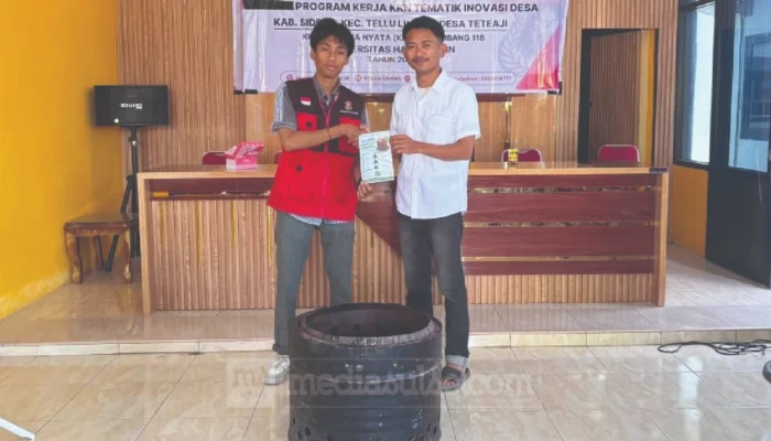 Tak Lagi Bakar Sampah Sembarangan, Mahasiswa KKN Unhas Bikin Tungku Minim Asap di Teteaji