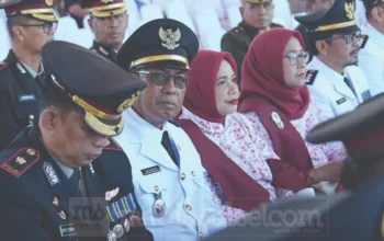 Camat Manggala Hadiri Upacara HUT ke-81 RI di Karebosi, Tegaskan Semangat Pengabdian untuk Warga 4 camat Manggala dalam HUT 81 RI