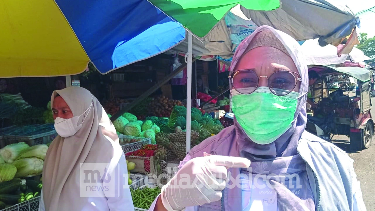 Dinas Ketahanan Pangan Makassar Uji Sampel Pangan di Pasar Terong 2 gambar berita