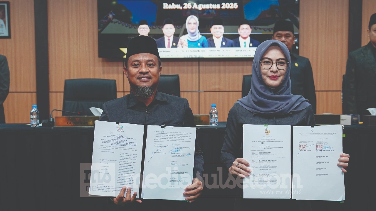 gubernur dan ketua DPRD Sulsel