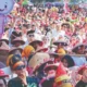 Ribuan Warga Tumpah Ruah Ikuti Jalan Sehat dan Kirab Kemerdekaan di Makassar