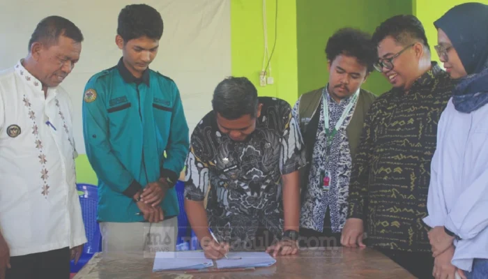 Desa Kajaolaliddong Resmi Jadi Percontohan Smart Farming, Kecamatan Barebbo dan UKM KPI Unhas Teken MoU Tiga Tahun