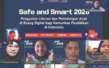 Guru SMPN 2 Sungguminasa Terpilih Safe & Smart 2026, Bekali Anak Hadapi Ancaman Dunia Digital