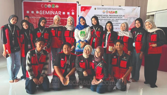 Mahasiswa KKN-T Unhas Tuntaskan 8 Program Inovasi di Lautang Benteng Sidrap
