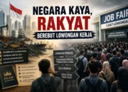 Negara Kaya, Rakyat Berebut Lowongan Kerja