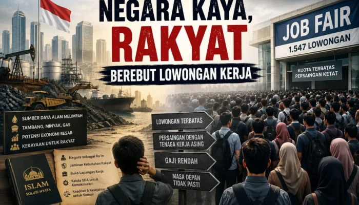 Negara Kaya, Rakyat Berebut Lowongan Kerja
