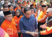 Anies datang, mesin politik 2029 mulai dipanaskan 9 Anis disambut ribuan pendukung