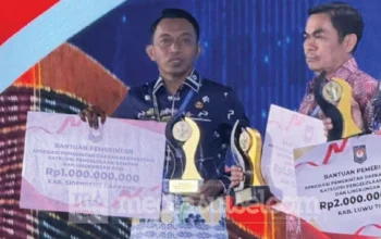 Raih Penghargaan Pengelolaan Sampah, Sidrap Diganjar Bantuan Rp1 Miliar