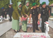HUT ke-81 TNI, Danrem 132/Tadulako Ziarah ke TMP Tatura Palu