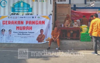 GPM Makassar Diserbu Warga, Beras SPHP 5 Kg Dijual Rp58 Ribu