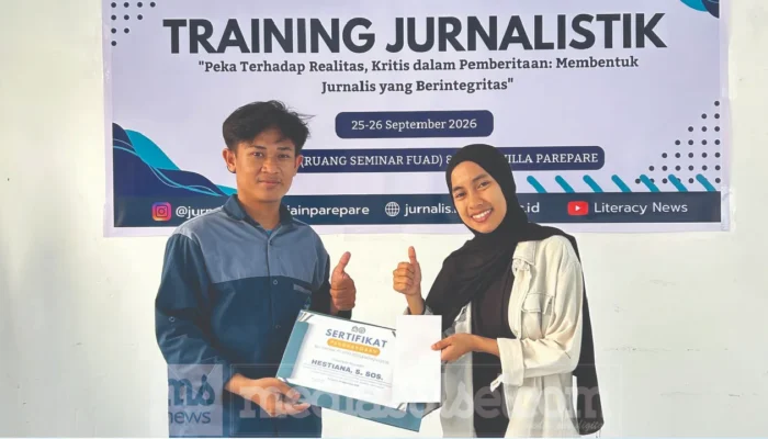 Training Jurnalistik HMPS JI IAIN Parepare Bekali Maba Hadapi Dunia Pers
