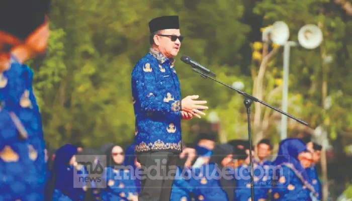 Jufri Rahman Tutup Hampir 40 Tahun Pengabdian di Upacara HKN