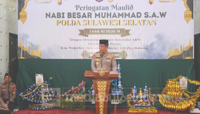 Maulid Nabi di Polda Sulsel, Kapolda Tekankan Akhlak Rasulullah dalam Pelaksanaan Tugas
