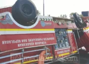 Dua Petugas Damkar Pangkep Gugur, Armada Terbalik Saat Berpacu Menuju Kebakaran 10 Kecelakaan Mobil Damkar Pangkep
