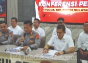 Konferensi pers Polda Sulsel