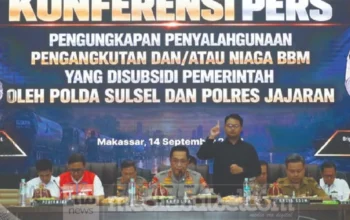 Polda Sulsel Bekuk 17 Tersangka Penimbun BBM Bersubsidi