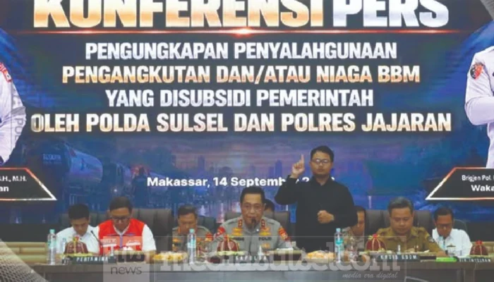 Polda Sulsel Bekuk 17 Tersangka Penimbun BBM Bersubsidi