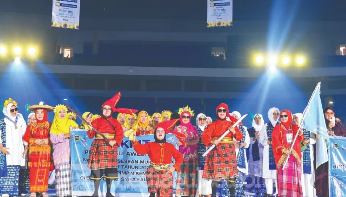 Budaya Toraja, Bugis dan Makassar Tampil di Panggung Nasional BKMT