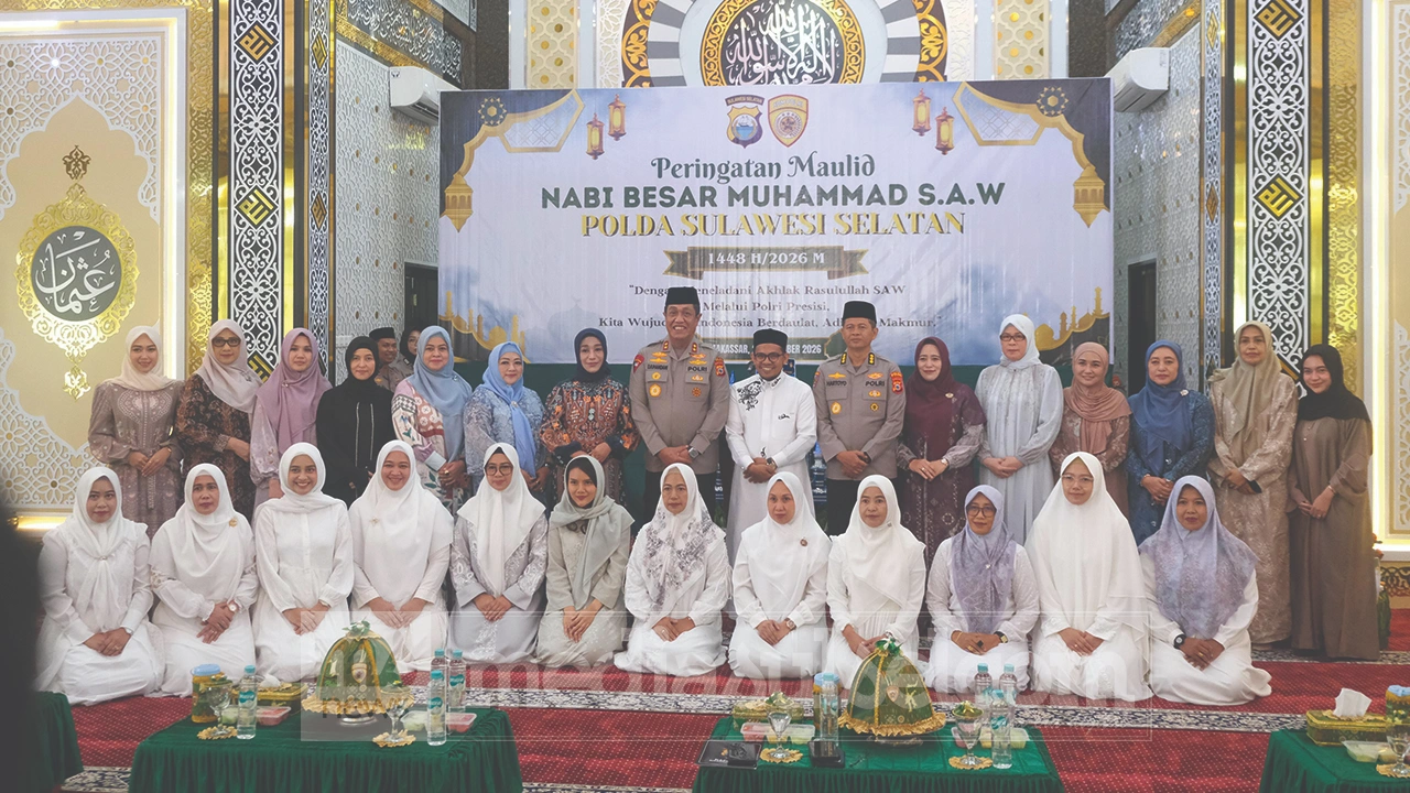 Maulid Nabi Polda Sulsel