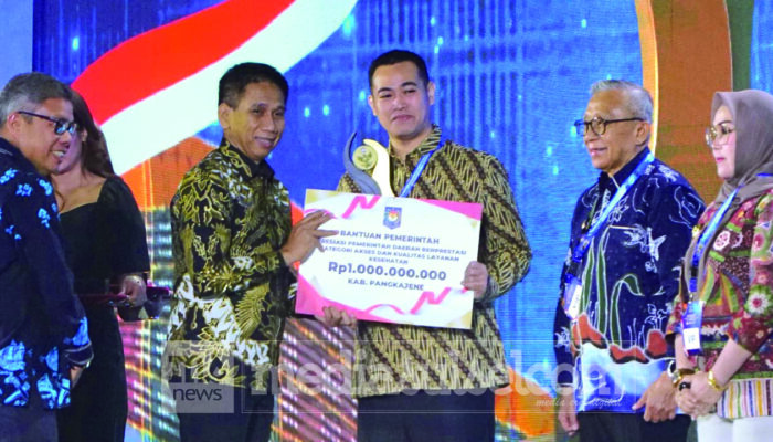 Pangkep Raih Rp1 Miliar, Layanan Kesehatan Antar Pemkab Yusran Lalogau Masuk Tiga Besar Sulawesi