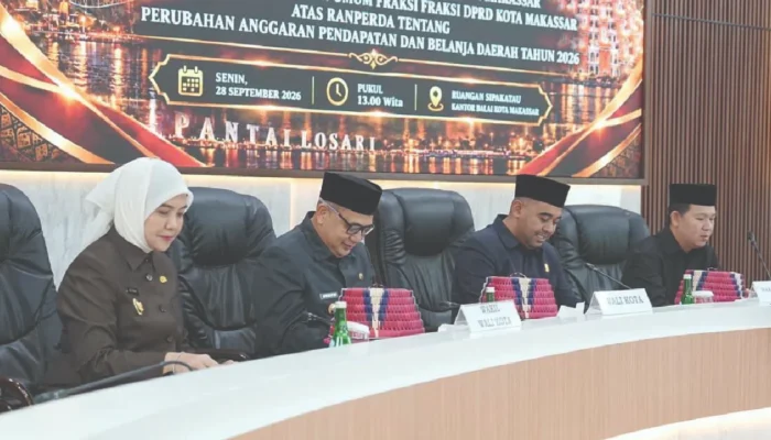 DPRD Makassar Gelar Paripurna Ketujuh, Bahas Jawaban Wali Kota soal Perubahan APBD 2026