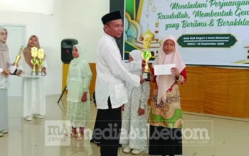 Siswi SDN Barombong Raih Juara 1 MTQ Putri LOKETTA Tamalate 4 Siswa UPTD SPF SDN Barombong