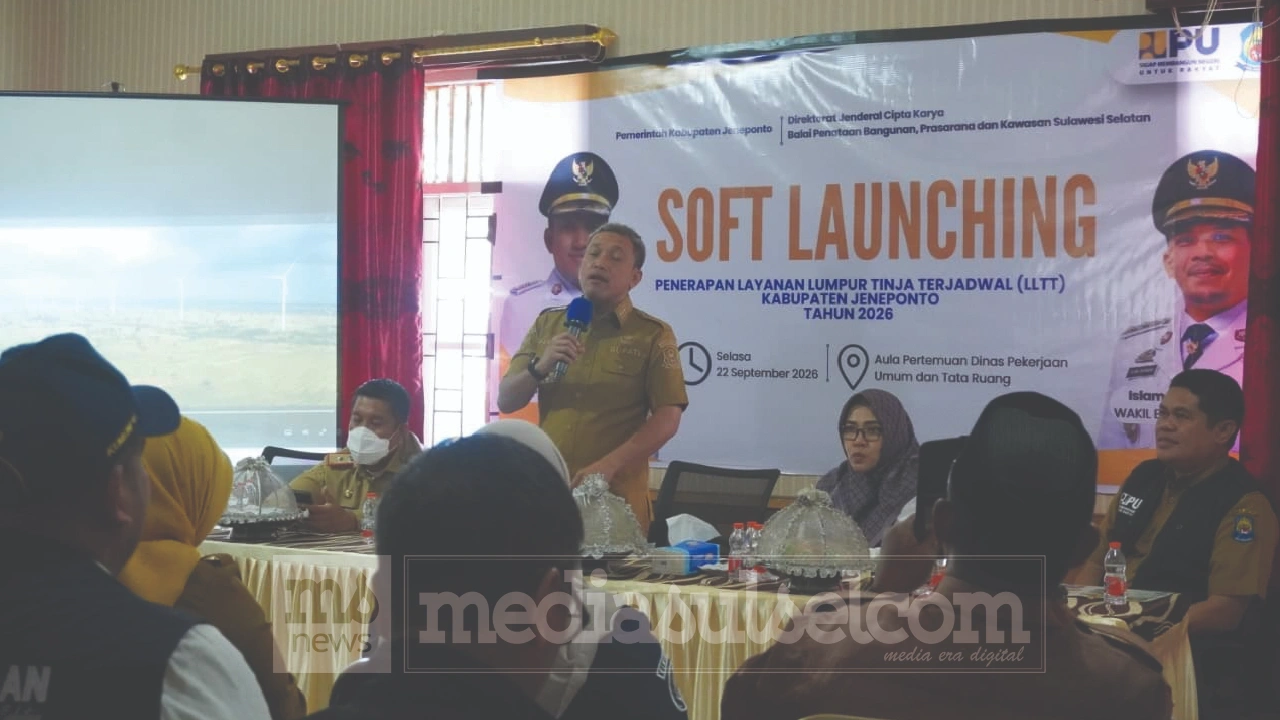 Bupati Paris Yasir Resmi Luncurkan Layanan Lumpur Tinja Terjadwal di Jeneponto 2 Soft Launching LLTT Jeneponto