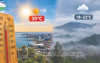 Sulsel Dipanggang Suhu 35 Derajat, Pegunungan Diselimuti Kabut