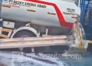 Truk Tangki Solar Kecelakaan