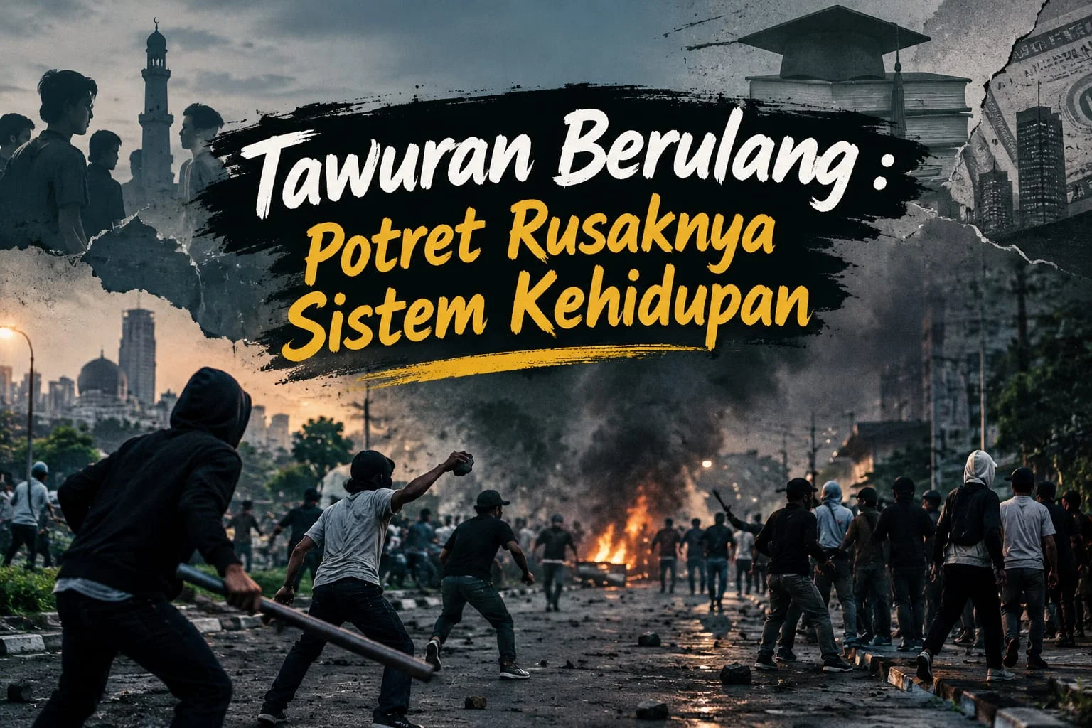 Tawuran Berulang, Potret Rusaknya Sistem Kehidupan