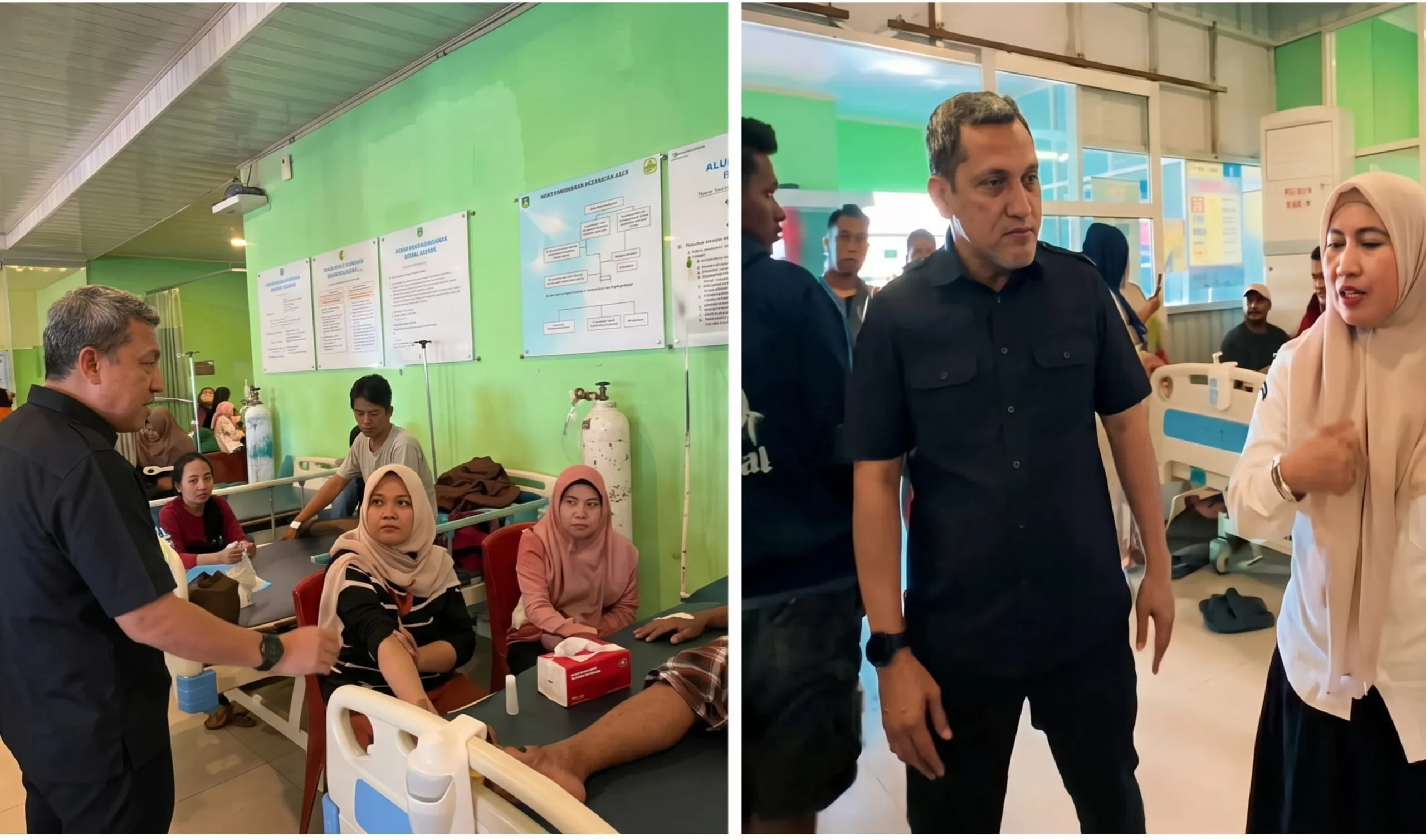 Paris Yasir Jenguk Pasien dan Tinjau IGD RSUD Jeneponto